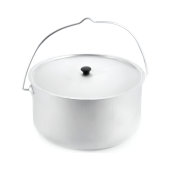 Котелок костровой ''СЛЕДОПЫТ'' цилиндрический  8л, алюм.