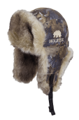 Шапка ушанка Хольстер (с мех.опушкой/алова/лес соты)